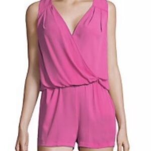 NWT BCBGMAXAZRIA Thalia Pleated Romper